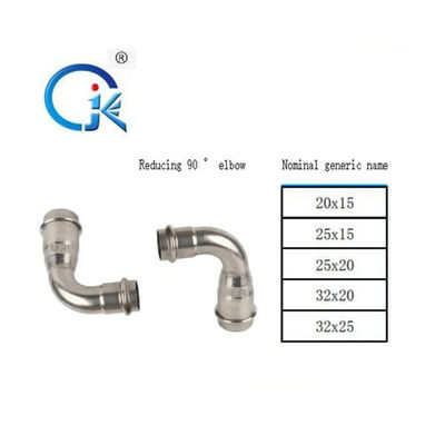 SS304L/SS316L Art freie Proben 90 Grad-Ellbogen-Fittings-M Type V