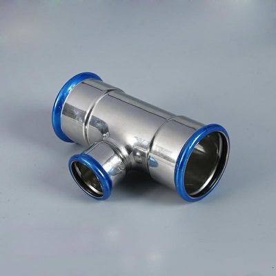 Vernickeln Sie weiße SS-T-Verschraubung DN15, die t-Form-Fitting poliert