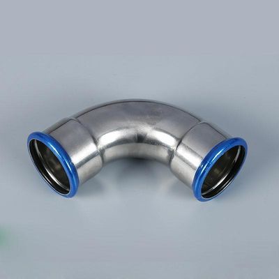 Fitting der freie Beispielss 304l, rostfreier 90 Grad-Ellbogen