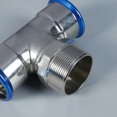 Geschmiedete Fitting T-Stück M Profile Press Fittings 1.6MPa für Wasser/Öl