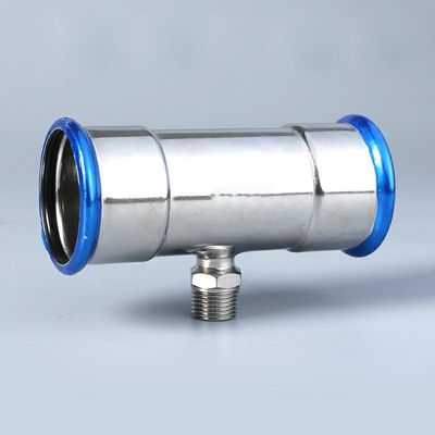 Edelstahl-Sockel-Fitting DN54 vernickeln das weiße Farboberflächen-Polnisch